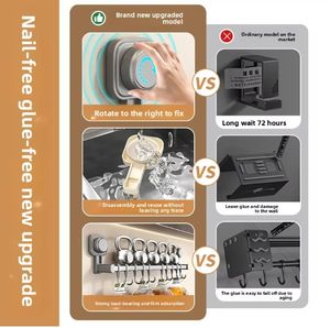 Wholesale Wall Mounted Kitchen Hook <b>Rack</b> No-Punching Hangers <b>Rail</b> Utensils Spoon Shovel Chopping Board Storage - Product Image 6