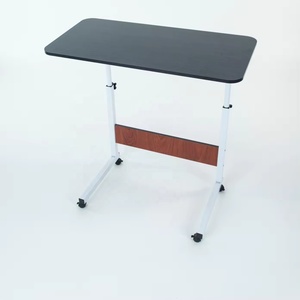 Portable Rolling <strong>Desk</strong> With Socket Office <strong>Desk</strong> With Adjustable Height Standing <strong>Desk</strong> <strong>on</strong> <strong>Wheels</strong> Available Across Borders - Product Image 3