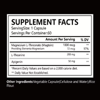 Capsules de L-Thréonate de Magnésium à Marque Blanche OEM – Triple Action pour le Sommeil, les Os et les Articulations chez l'Adulte – Supplément à base de L-Théanine et Acacetine