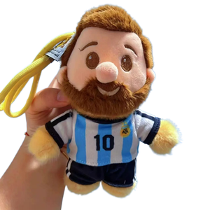 Peluche de la Nueva Estrella del Fútbol Argentino, Colgante Rey del Balón, Messi, Regalo para Amigos - Product Image 1