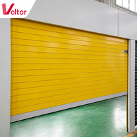 Porte à enroulement en alliage d'aluminium sur mesure, design moderne, automatique, pour sécurité intérieure et fenêtre de comptoir