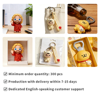 Mascottes 3D en PVC de personnages de dessins animés, figurines miniatures en caoutchouc souple personnalisées, statues créatives, articles promotionnels OEM pour grandes marques vérifiables