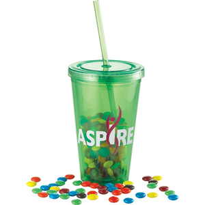 <span class=keywords><strong>Tasse</strong></span> de voyage en acrylique Noël des fêtes avec couvercle et paille - Product Image 4