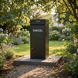 Boîte <span class=keywords><strong>aux</strong></span> <span class=keywords><strong>lettres</strong></span> personnalisée en acier galvanisé, grande boîte à <span class=keywords><strong>colis</strong></span> extérieure, boîte <span class=keywords><strong>aux</strong></span> <span class=keywords><strong>lettres</strong></span> en métal à poser au sol <span class=keywords><strong>pour</strong></span> usage domestique - Product Image 1