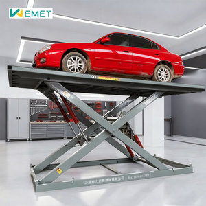 Système de stationnement mécanique hydraulique WEMET, élévateur de stationnement vertical intelligent, 1 niveau, équipement de stationnement pour voitures à ciseaux - Product Image 1