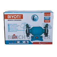 Meuleuse d'établi professionnelle BYT-BG02 150 mm, machine à meuler électrique 250 W pour l'affûtage et le polissage des métaux