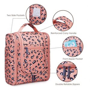Sac de toilette de voyage grande capacité personnalisé BSCI, rose, pour femmes, autres sacs cosmétiques, sac de maquillage, sac cosmétique à étiquette privée - Product Image 4