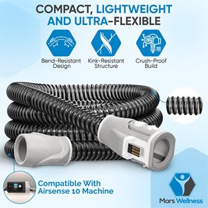 Tube chauffant de remplacement S10 <span class=keywords><strong>pour</strong></span> la thérapie de l'<span class=keywords><strong>apnée</strong></span> <span class=keywords><strong>du</strong></span> <span class=keywords><strong>sommeil</strong></span> - Product Image 5