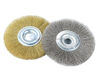 Brosse de polissage industrielle personnalisée Tigerlion en fil d'acier ondulé pour le nettoyage des équipements