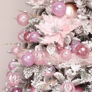 Nouveauté : Boules de Noël transparentes peintes, résistantes aux chutes, pour décorations de fête simples - Product Image 1