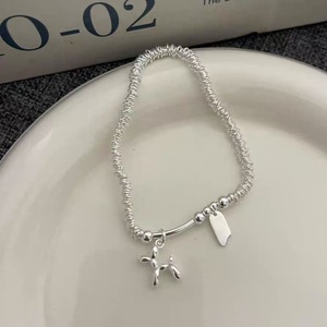สร้อยข้อมือเงินแท้ S925 รูปสุนัขบอลลูน สำหรับผู้หญิง สวมใส่ได้ทุกวัน เครื่องประดับสวยหรู - Product Image 2