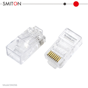 UTP Cat5 Cat6 <span class=keywords><strong>Ethernet</strong></span> RJ45 8P8C Câble LAN Réseau Prise RJ45 - Product Image 6