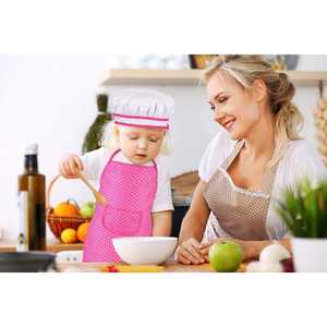 Juego de Chef para niños, cocina para cocinar, juguetes para niñas, juego de rol, accesorios de cocina, sombrero y delantal - Product Image 6