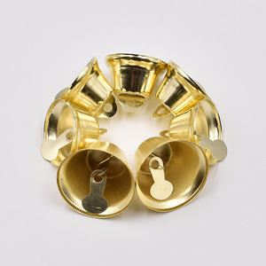 <span class=keywords><strong>Mini</strong></span> Campanas Doradas de 10mm-50mm, Hechas a Mano, de Metal, para Decoración de Árboles de Navidad, Adornos Colgantes para Mascotas, Manualidades, Regalos - Product Image 5