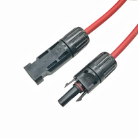 Precio de fábrica Cable de extensión de panel solar de 50 pies 2.5mm2 4mm2 8mm2 Cable de cobre con conector macho hembra para panel solar RV