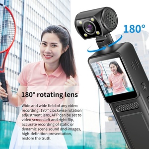 Caméra d'action WiFi 4K, caméra de sport d'extérieur, caméra de poche anti-vibration 1080P, mini caméscope DV sans fil pour casque de vélo - Product Image 4