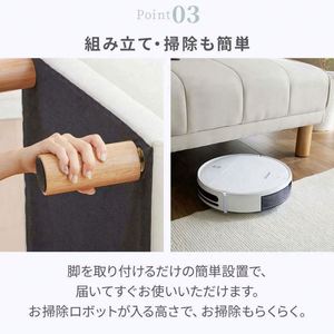 <b>Folding</b> <b>Sofa</b> <b>Bed</b> Nordic Lazy Simple Living Room Indoor Wall Mount Aluminum Dual-use 100% Cotton Eco-Friendly Plastic Phone App - Product Image 3