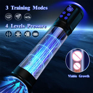 <span class=keywords><strong>3</strong></span> In 1 Penispomp Voor Mannen 12 Slimme Trainingsmodi Sterkere Seksspeeltjes Voor Mannen Penis Vergroter Extender En Mannelijke Masturbator - Product Image 3