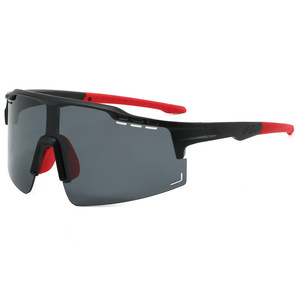 Lunettes de soleil polarisées pour le cyclisme, verre monobloc, protection contre le vent et les UV, lunettes de sport - Product Image 2