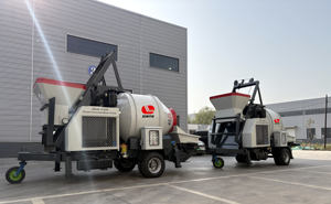 Máquina mezcladora de hormigón con motor diésel, bomba de hormigón JBS40 CON MEZCLADOR a la venta - Product Image 4