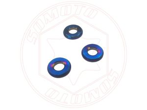 SOMOTO Taiwan Arandelas SUS304 para Motocicleta, Fijaciones M6/M8, Juntas Planas de Acero Inoxidable Crudo con Acabado Titanio Quemado (PVD) - Product Image 2