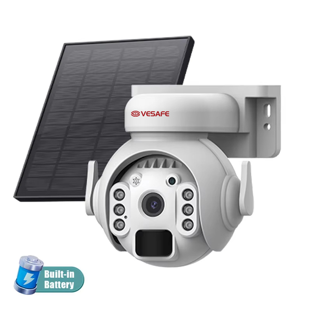 VESAFE 3MP PIR Motion Detection Dome Camera Two Way Audio Security Wireless Wifi Indoor Ptz Cctv IP Solar Camera