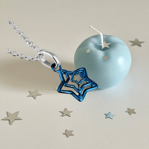 Collares Minimalistas con Colgante de Estrella Hueca, Joyería Fina, <span class=keywords><strong>Gargantilla</strong></span> con Cuentas de Cristal, Accesorios Delicados en Oro y Plata para Combinar en Capas - Product Image 4