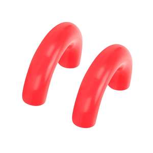 2021-2024 crochets de remorquage rouges couvre installation facile accessoires de voiture en acier pour crochet de remorque arrière Big Bend - Product Image 2