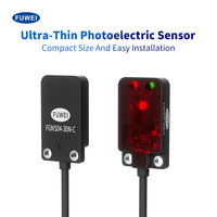 Sensor Sakelar Induksi Fotolistrik FGNS04-30N-C Miniatur Datar Ultra-tipis Reflektif E3T-FD11 FD13