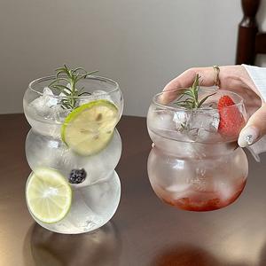 Mignonne tasse en verre de style nordique avec paille, grande capacité, résistante à la chaleur, compatible lave-vaisselle pour café et thé - Product Image 5