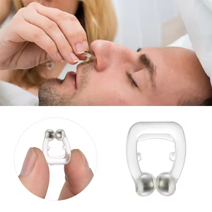 Clip nasal magnétique anti-ronflement, aide à l'apnée du sommeil, dispositif anti-ronflement, bouchon anti-ronflement, clip nasal anti-ronflement - Product Image 4