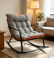 Nouveau design, canapé surdimensionné, fauteuil inclinable à bascule, double structure en acier inoxydable, fauteuil confortable et moelleux pour une utilisation en intérieur