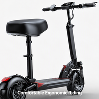 Trottinette électrique pliable avec contrôle par application intelligente - Trottinette électrique robuste avec une capacité de charge de 440 lb et clé NFC pour les marchés américain et européen