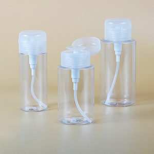 Flacon pompe en plastique pour démaquillant, 120, 150, 200, 300 ml, pour nettoyer le vernis à ongles et les produits cosmétiques. - Product Image 2