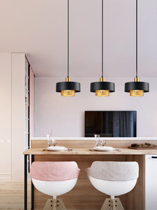 Lampada a Sospensione Industriale Regolabile in Altezza, Faretto Quadrato per Ristorante, Bar, Isola, Bancone, Lampada di Piccole Dimensioni - Product Image 4