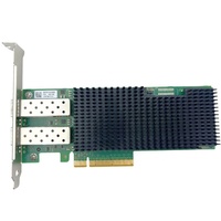 Carte d'interface réseau Ethernet filaire PCIe 3.0 X8 à deux ports 25 Go Adaptateur XXV710DA2G1P5 XL710-BM2 puce serveur application stock