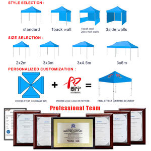 <span class=keywords><strong>Chapiteau</strong></span> commercial robuste 3*3 mètres protection uv étanche commerce extérieur imprimé gazebo tente pour les événements - Product Image 2