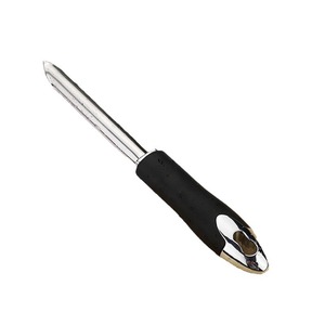 Éplucheur de jalapeños en acier inoxydable 430, éplucheur de piments dentelé avec poignée TPR pour cuisine commerciale et préparation de légumes - Product Image 5