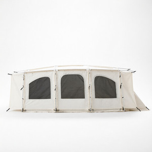 <span class=keywords><strong>Tente</strong></span> de camping familiale OEM grand format, type tunnel, multi-pièces, abri extérieur pour événements, imperméable, avec grandes fenêtres - Product Image 3