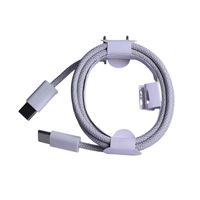 Kabel pengisi daya USB C ke USB C, 60W 2meter pengisian daya Cepat USB C ke USB C UNTUK iPhone 15/Pro/Plus & Printer