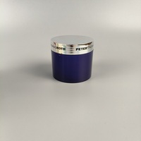 ODM ODM Pots en plastique PP mat bleu de 250 g, flacon de crème cosmétique, conteneur/bouteille d'emballage de crème, fabricant/grossiste