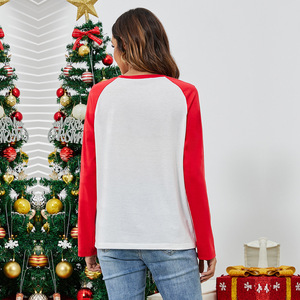 Nuovo autunno e inverno Moda Casual camicia a manica lunga di natale t-Shirt allentata da <span class=keywords><strong>donna</strong></span> - Product Image 6