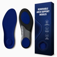 Semelles orthopédiques anti-fatigue pour le sport, absorption des chocs, talonnette profonde pour pieds plats et surpronation