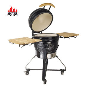 Horno Kamado KIMSTONE de Cerámica de 18 Pulgadas, Parrilla de Carbón, <span class=keywords><strong>Asador</strong></span>, el Mejor Ahumador para Jardín - Product Image 6