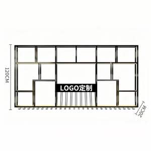 رف تخزين معلق على الحائط مصنوع من الحديد بتصميم صناعي - Product Image 4