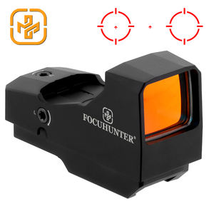 FOCUHUNTER Optik Taktisches Aluminium 1X29mm Reflexvisier Multi-Fadenkreuz Stoßfest Wasserdicht Teleskop 1000G Roter Kreispunkt Laserzielgerät - Product Image 2