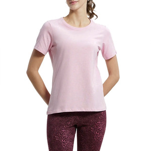100% Cotton Soft Casual New Arrivals High Quality T-Shirt Hot Sale Best Price Slim Fit Summer Casual <b>Round</b> Neck Women T Shirts - Product Image 1