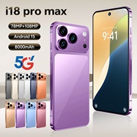 Smartphone 18 Pro Max Versi Global 5G Smartphone 1TB Buka Kunci Wajah 7.3 Inci FHD Deca Core Android 15 108MP Bahasa Inggris Spanyol