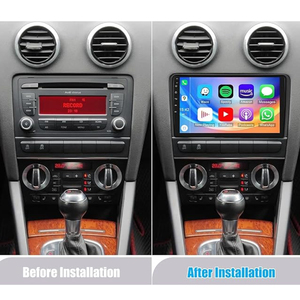 Electrónica para Automóviles, Radio Estéreo para Automóvil de 9 Pulgadas para <span class=keywords><strong>Audi</strong></span> A3 S3 <span class=keywords><strong>RS3</strong></span> <span class=keywords><strong>2003</strong></span> 2004 2005-2012, Reproductor de Video con Pantalla Táctil Inalámbrica Carplay, Reproductor GPS - Product Image 2