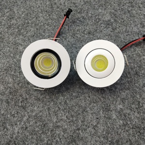 Downlight LED <span class=keywords><strong>luz</strong></span> <span class=keywords><strong>de</strong></span> techo <span class=keywords><strong>de</strong></span> la habitación pasillo Hotel europeo COB Toro <span class=keywords><strong>luz</strong></span> Ojo Blanco 3W5 agujero único foco - Product Image 1